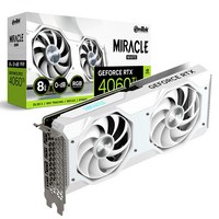 이엠텍 지포스 RTX 4060 Ti MIRACLE WHITE D6 8GB, 이엠텍 지포스 RTX 4060 Ti MIR