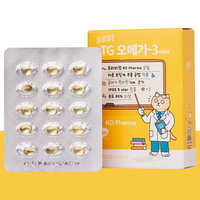 3651 고양이 강아지 오메가3 영양제 60캡슐 순도 80% KD Pharma, 1개