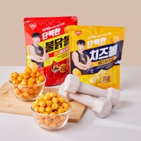 [개미식품] 핏블리와 함께하는 고단백질 스낵 단백한 치즈볼 체다치즈맛 25팩 + 단백한 불, 상세 설명 참조