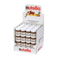 누텔라 헤이즐넛 스프레드 미니글라스 25g 64팩 Nutella Hazelnut Spread Mini Glass 0.88oz, 64개