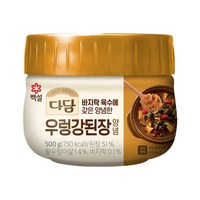 cj제일제당(주) 다담 우렁강된장양념, 500g, 4개