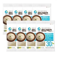 청정원 콩담백면 사리 멸치국수 1200g, 8개, 150g