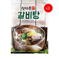 [더착한푸드]명가 소갈비탕 570g 식자재마트 대용량 업소용 소갈비탕 즉석탕 즉석식품 간식 안주 탕류, 8개