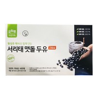 오하루 자연가득 서리태 맷돌 두유 180ml x 20팩(1박스), 20개