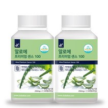쾌변 제주산 알로에 프리미엄 센스100 1120정x2병 배변원활, 280g, 2병