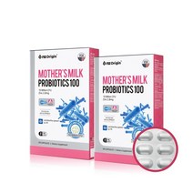 [엔젯오리진] 모유유산균 100(500mg X 30캡슐) /락토바실러스 가세리/100억 CFU 보장, 2개, 30캡슐