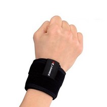 잠스트 정품 리스트밴드 손목보호대 WRIST-WRAP 배드민턴 탁구 축구 농구 볼링 보호장비, L, L