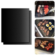 고기가 타지 않는 그릴매트 캠핑소품 세트 미라클 BBQ 캠핑 필수품, 사각형2장1세트, 2장