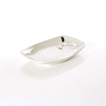 토가마 찔레꽃 직타원접시 3호, 1개