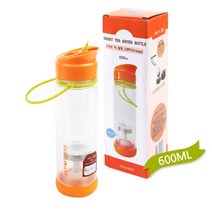 그린 스마트티물병600ml 오렌지, 0.6L