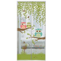 다샵 일체형자석 EVA 방풍비닐 행복부엉이 현관 겸 방문형, 1개