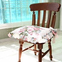 [행복디자인] 로즈 프릴 식탁방석