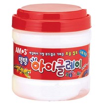 아모스 20000 탱탱아이클레이 버켓 400g, 흰색