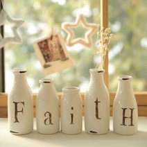 [행복디자인] faith bottle deco set