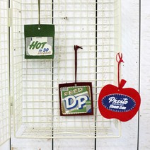 [행복디자인] 빈티지 펠트 라벨, 타입2-HOT in 30