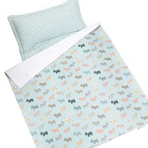 코니아일랜드 아이러브독 낮잠이불세트 블루