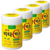 롯데제과 롯데 비타C박스, 65g, 4개