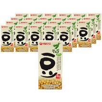 서울우유 원두밀 플러스 두유, 190ml, 24개