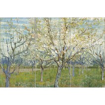 Landscape482 빈센트 반 고흐-살구꽃이 피어난 과수원 각 3장