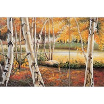Abstract040 아름다운 가을 황금 숲 각 6장