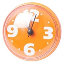 디자인에버 욕실용 방수 시계, 오렌지