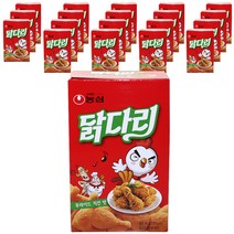 농심닭다리 후라이드 치킨맛, 66g, 20개