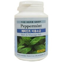 더허브샵 페퍼민트 마사지 미용소금, 200g, 1개