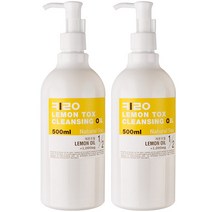내추럴수 키로 레몬 톡스 클렌징 오일, 500ml, 2개