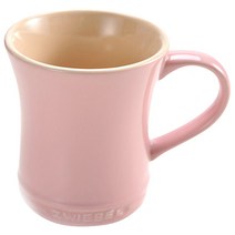 쯔비벨무스터 프렌치 컬러머그 300ml, 핑크, 1개