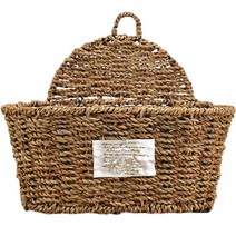 행복한세상 걸이형타원바구니, 혼합 색상, 1개