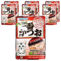 카네토라 PI 고양이간식 파우치, 가다랑어, 7개, 7개