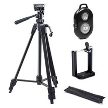 빨간오리 DSLR 트래블러 카메라 삼각대 TOP 100 + 스마트폰 홀더 + 블루투스 리모컨 + 케이스, TOP-100