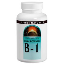소스내츄럴스 하이 포텐시 B-1 500mg 타블렛, 100개입, 1개