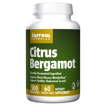 재로우 시트러스 베르가못 500mg 베지 캡 글루텐 프리 비건, 60개입, 1개