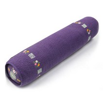 베고자니 편백 메밀 3중 커버 목베개, 보라