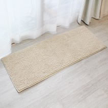 하늬통상 버블 극세사 발매트, 베이지