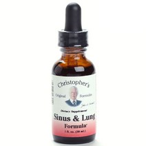 크리스토퍼스오리지널포뮬라스 사이너스 & 렁 포뮬러, 30ml, 1개