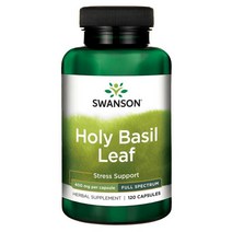스완슨 홀리 바질 리프 400mg 캡슐, 120개입, 1개, 120정