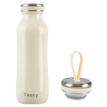웹셀 티니텀블러 + 루프뚜껑 세트, 베이지, 450ml