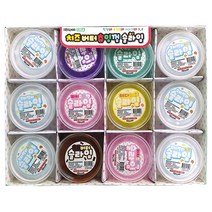 미정아트 치즈버터 츄잉껌 슬라임 괴물 찐득이 12p, 랜덤 발송