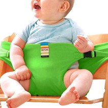엠케이 휴대용 아이 좌석 안전 벨트, 그린, 1개