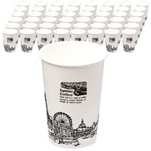 더빈썸 런던 이미지 종이컵 240ml, 100개, 2개