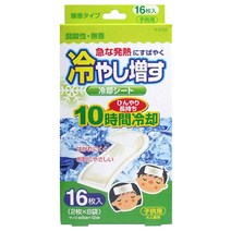 코쿠보 열 냉각시트 어린이용 무향, 16개입, 1개