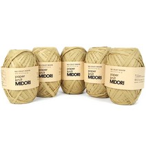 미도리 종이실 5p, 204 카푸치노, 5개