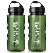 허벌라이프 물통 2p, 그린, 600ml