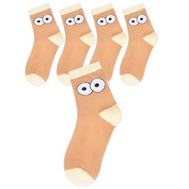 루벨라 여성용 안구정화 단목 양말 5p