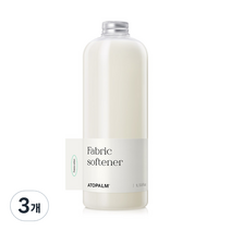 아토팜 유아용 섬유유연제 프리지아코튼향, 1000ml, 3개