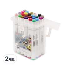 동아 터치릿 디자인 마카, 24색, 2세트