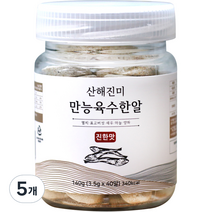 산해진미 만능 육수한알, 140g, 5개