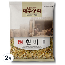 대구상회 국산 현미, 2개, 4kg